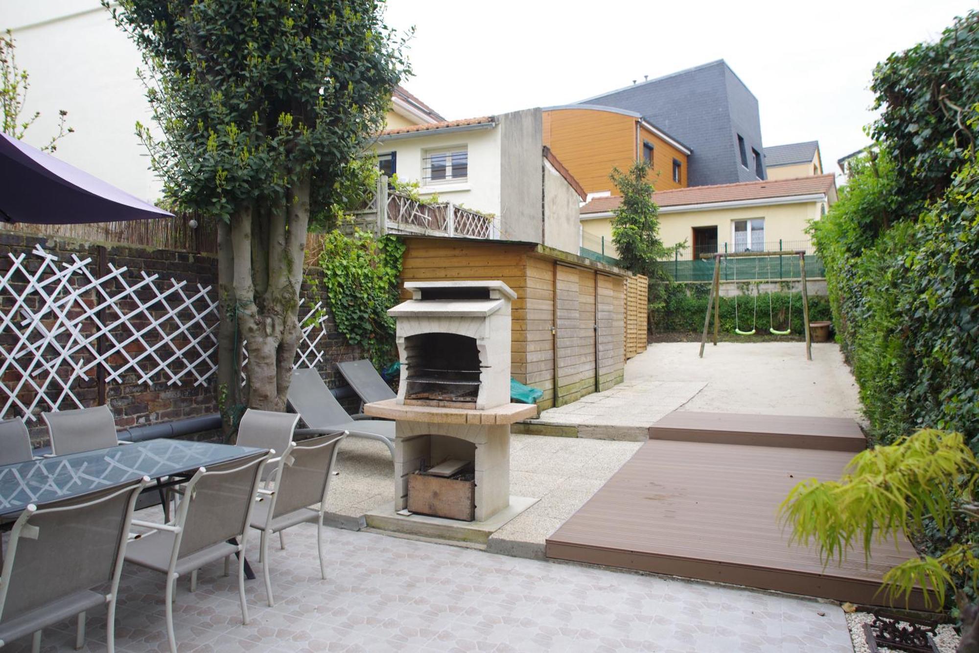 Maison De Charme Avec Jardin A 10Mn De Paris Nanterre Luaran gambar